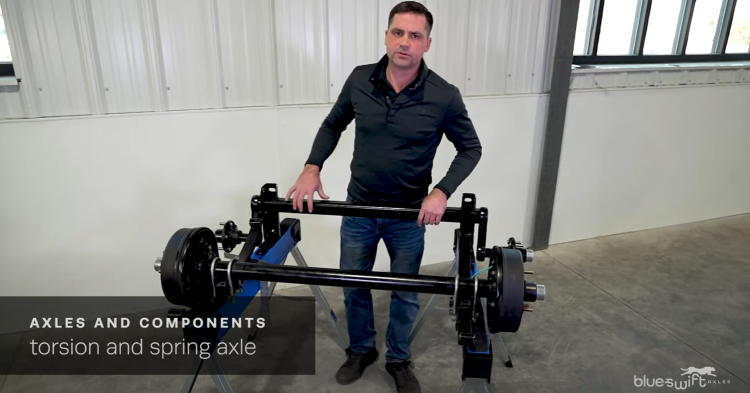 Trailer Axle Components Differences Between Torsion and Spring Axles