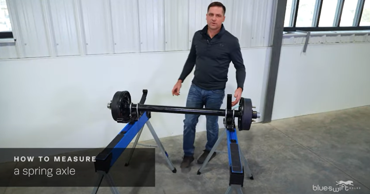 how to measure spring axle