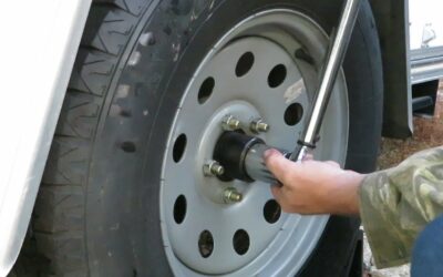 How do I measure the bolt pattern of my trailer wheel?