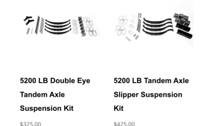 Trailer Axle Parts Explained: Suspension Components