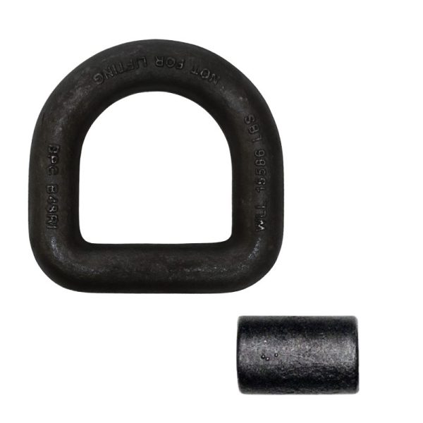 1" Forged D-Ring w/ Weld-on Mounting Bracket