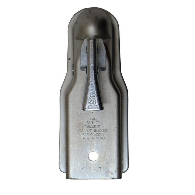 2" Straight Trailer Coupler w/3" Channel - 3.5K - Image 2