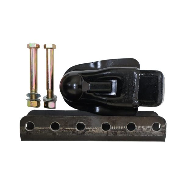 2-5/16 Adjustable Trailer Coupler w/ 6-Hole Channel Bracket