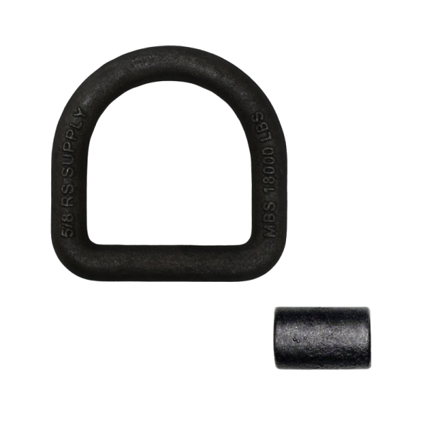 5/8" D-Ring w/ Weld-on Mounting Bracket, Forged